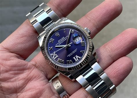 rolex datejust 36 aubergine dial|Rolex Datejust 36 review.